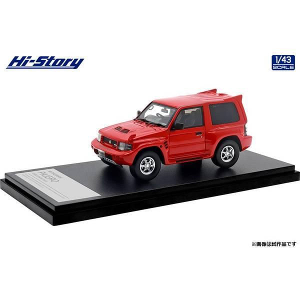 ハイストーリー 1/43 ミツビシ パジェロエボリューション 1997 パッションレッド 完成品ミニ...