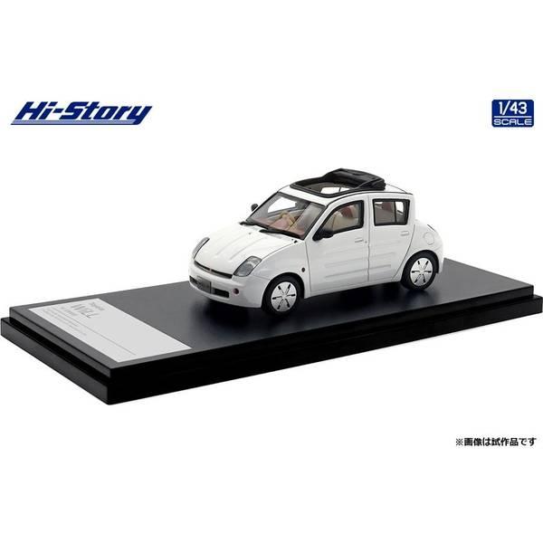 ハイストーリー 1/43 トヨタ ウィル ヴイアイ 2001 スーパーホワイトII 完成品ミニカー ...