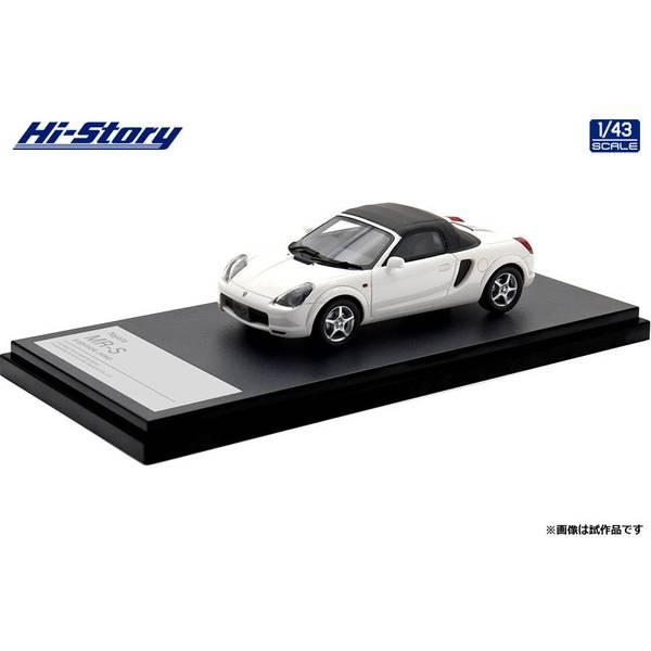 ハイストーリー 1/43 トヨタ MR-S Sエディション 1999 スーパーホワイトII 完成品ミ...