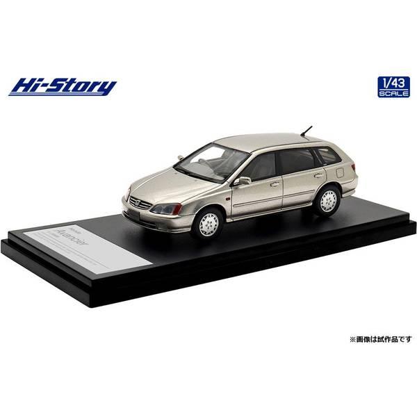 ハイストーリー 1/43 ホンダ アヴァンシア V 1999 ショアラインベージュメタリック 完成品...