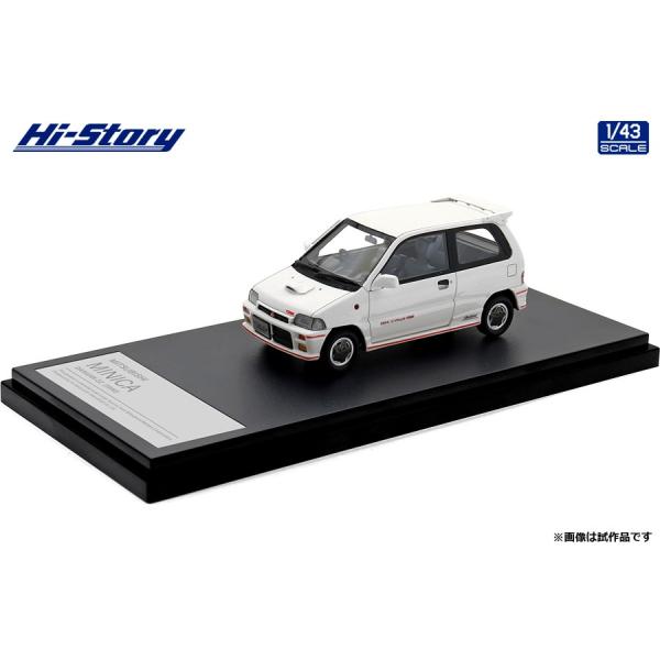 ハイストーリー 1/43 ミツビシ ミニカ ダンガンZZ 1990 ソフィアホワイト 完成品ミニカー...