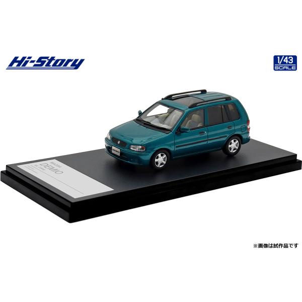 ハイストーリー 1/43 マツダ デミオ GL 1996 スパークルグリーンメタリック 完成品ミニカ...