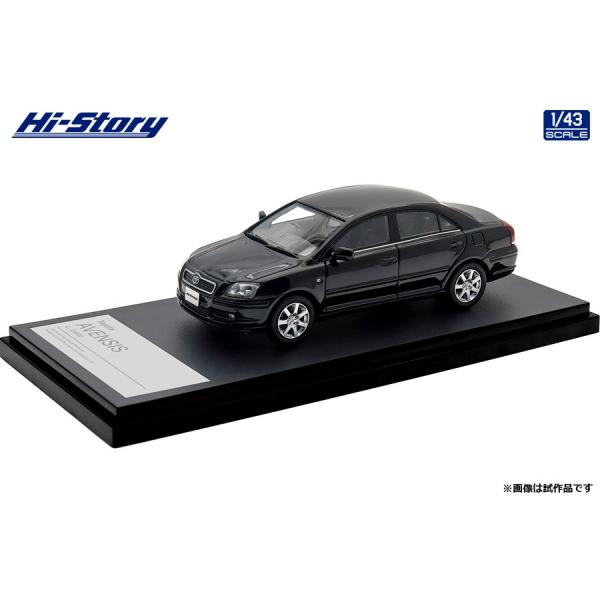 ハイストーリー 1/43 トヨタ アベンシス Li 2003 ブラックマイカ 完成品ミニカー HS5...