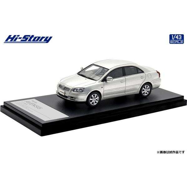 ハイストーリー 1/43 トヨタ アベンシス Li 2003 シルバーメタリック 完成品ミニカー H...