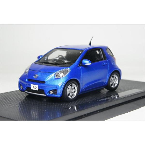 エブロ 1/43 トヨタ IQ ブルー 完成品ミニカー 44697