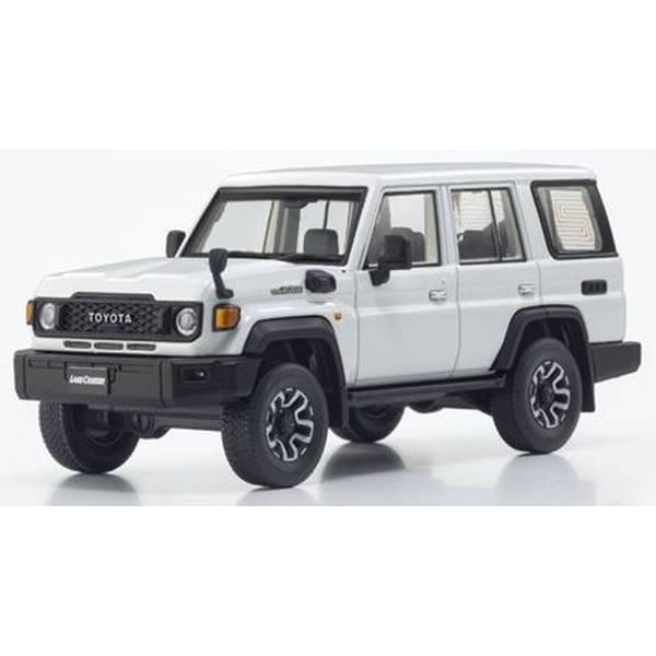京商 1/43 トヨタ ランドクルーザー 70 スーパーホワイト II 完成品ミニカー KS0392...
