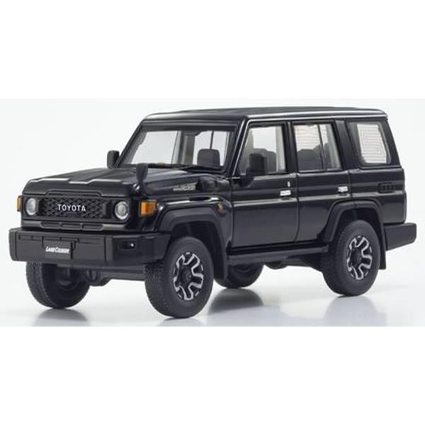 京商 1/43 トヨタ ランドクルーザー 70 アティチュードブラックマイカ 完成品ミニカー KS0...