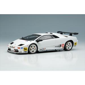 アイドロン 1/43 ランボルギーニ ディアブロ GTR 1999 シルバー 完成品