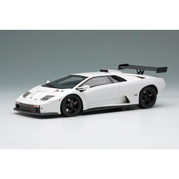 アイドロン 1/43 ランボルギーニ ディアブロ GTR 1999 ホワイト 完成品ミニカー EM7...