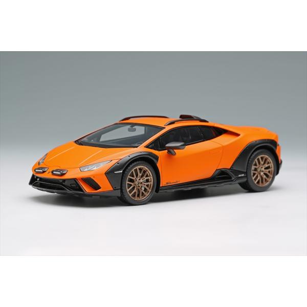 アイドロン 1/43 ランボルギーニ ウラカン ステラート マットパールオレンジ 完成品ミニカー E...