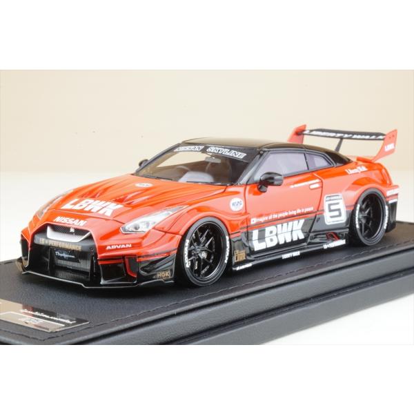 イグニッションモデル 1/43 LBシルエットワークス GT ニッサン 35GT-RR レッド/ブラ...