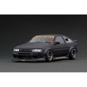 イグニッションモデル 1/18 RWB トヨタ AE86 マットブラック 完成品ミニカー IG2606