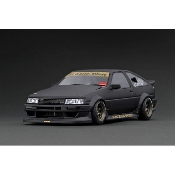 イグニッションモデル 1/18 RWB トヨタ AE86 マットブラック 完成品ミニカー IG260...