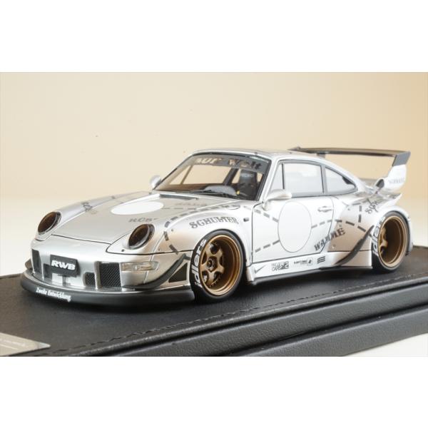 イグニッションモデル 1/43 RWB ポルシェ 993 シルバー 完成品ミニカー IG2717