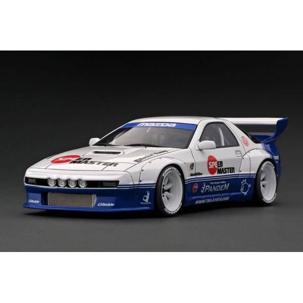 イグニッションモデル 1/18 パンデム マツダ RX-7 FC3S ホワイト/ブルー 完成品ミニカ...
