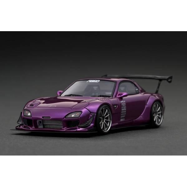 イグニッションモデル 1/43 FEED Afflux GT3 マツダ RX-7 FD3S パープル...