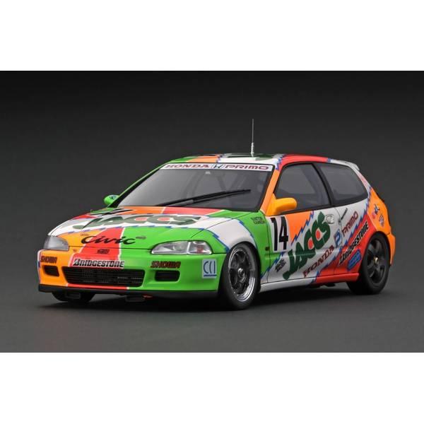 イグニッションモデル 1/18 ホンダ シビック No.14 JACCS 1993 JTC 服部尚貴...