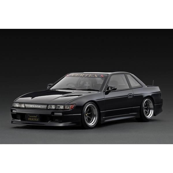 イグニッションモデル 1/18 VERTEX S13 ニッサン シルビア ブラック 完成品ミニカー ...