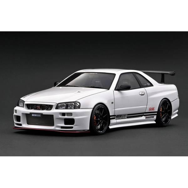イグニッションモデル 1/18 ニッサン TOP SECRET 34GT-R BNR34 ホワイト ...