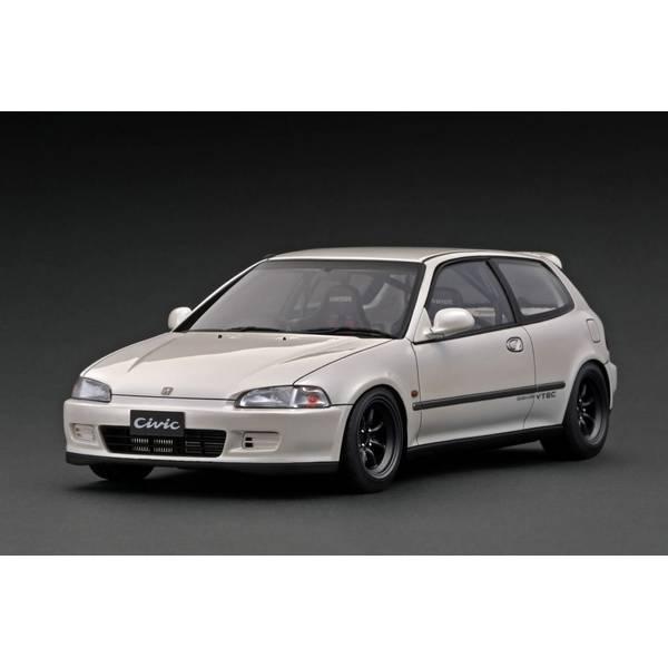 イグニッションモデル 1/18 ホンダ シビック EG6 ホワイト 完成品ミニカー IG3684