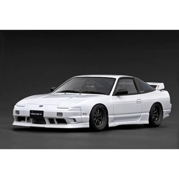 イグニッションモデル 1/18 ニッサン 180SX TYPE X RPS13 ホワイト 完成品ミニ...