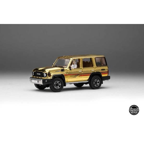 ゲインコーププロダクツ 1/64 トヨタ ランドクルーザー 70 アラブ仕様 Gold Editio...