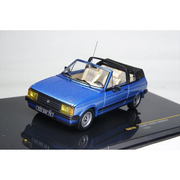 イクソ 1/43 タルボ サンバカブリオレ 1983 メタリックブルー 完成品ミニカー CLC175