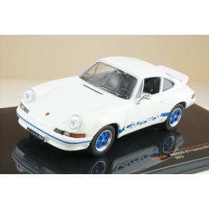 イクソモデル 1/43 ポルシェ 911 カレラ RS 2.7 1973 ホワイト/ブルー 完成品ミニカー CLC320N｜posthobbyminicarshop