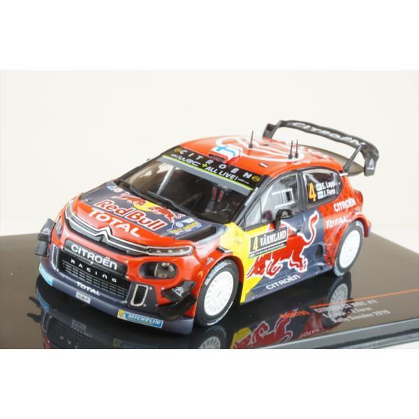 イクソモデル 1/43 シトロエン C3 WRC No.4 2019 ラリー・スウェーデン 完成品ミ...