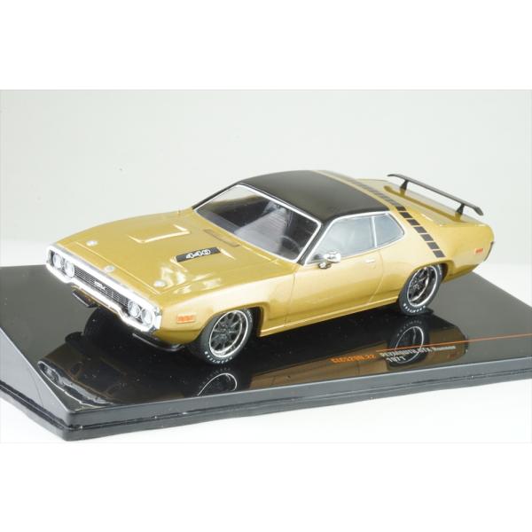 イクソ 1/43 プリムス GTX ランナー 1971 メタリックゴールド 完成品ミニカー CLC5...