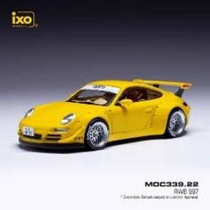 【6月予約】イクソ 1/43 RWB ポルシェ 997 イエロー 完成品ミニカー MOC339｜posthobbyminicarshop