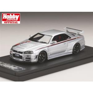 MARK43 1/43 ニスモ R34 GT-R Z-tune シルバー/ストライプ PM4345SS)