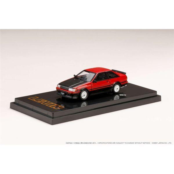 ホビージャパン 1/64 トヨタ カローラ AE86 2ドア TOM&apos;S IGETA ホイール レッ...