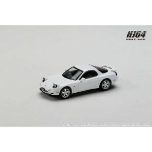 ホビージャパン 1/64 アンフィニ マツダ RX-7 FD3S TYPE RS ピュアホワイト 完成品ミニカー HJ644007AW｜posthobbyminicarshop