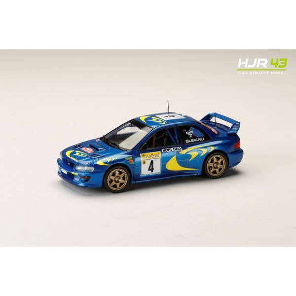 【10月予約】ホビージャパン 1/43 スバル インプレッサ No.4 1997 WRC ラリー・モ...