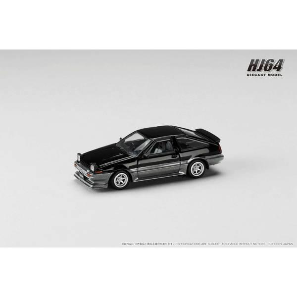 ホビージャパン 1/64 トヨタ スプリンター トレノ 後期型 JDM Style ブラック/グレー...