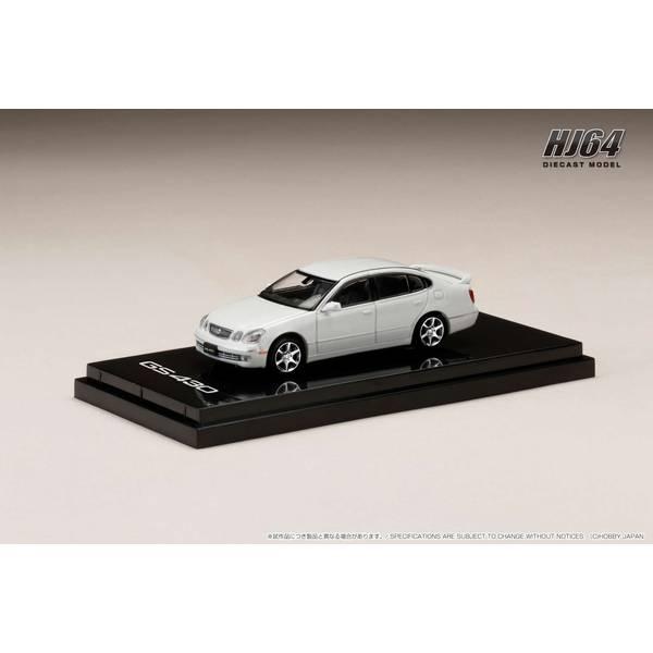 ホビージャパン 1/64 レクサス GS430 ホワイトパール 完成品ミニカー HJ642030LW