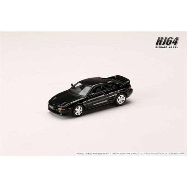 ホビージャパン 1/64 トヨタ MR2 SW20 GT-S 1991 ブラック 完成品ミニカー H...