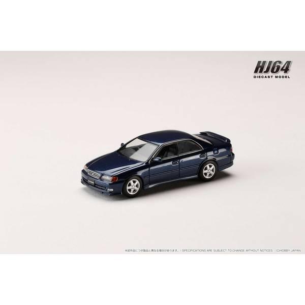 ホビージャパン 1/64 トヨタ チェイサー ツアラー V JZX100 1998 ダークブルーマイ...