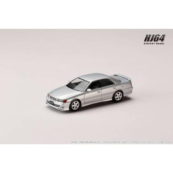 ホビージャパン 1/64 トヨタ チェイサー ツアラー V JZX100 1998 シルバーメタリッ...