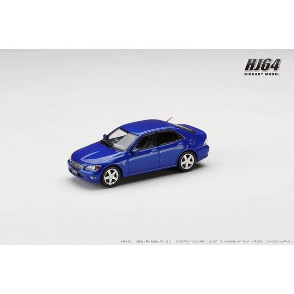 ホビージャパン 1/64 トヨタ アルテッツァ RS200 E10 1998 ブルーマイカ 完成品ミ...