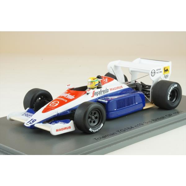 スパーク 1/43 トールマン TG184 No.19 1984 F1 イギリスGP 3位 A.セナ...