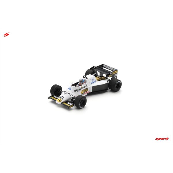 スパーク 1/43 スピリット 101 No.21 1984 F1 サンマリノGP M.Baldi ...
