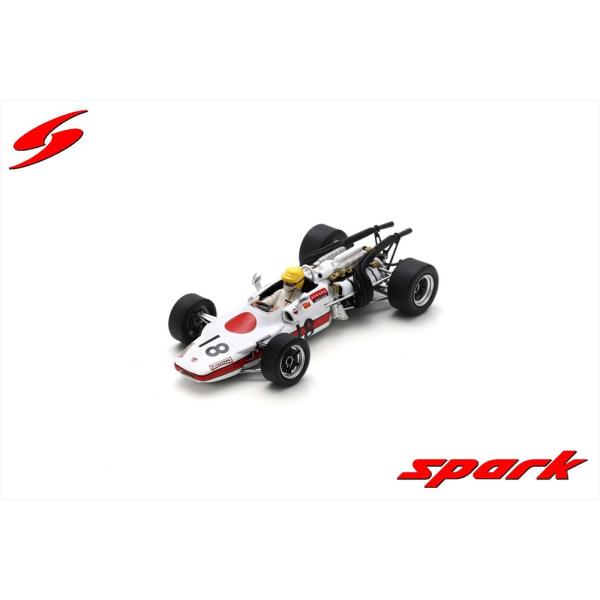 スパーク 1/43 ホンダ RA302 No.18 1968 F1 フランスGP J.シュレッサー ...