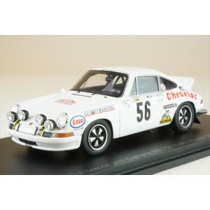 スパーク 1/43 ポルシェ 911 カレラRS No.56 1975 WRC ラリー・モンテカルロ 7位 J-P.ルジェ/P.Chonez 完成品ミニカー S6630