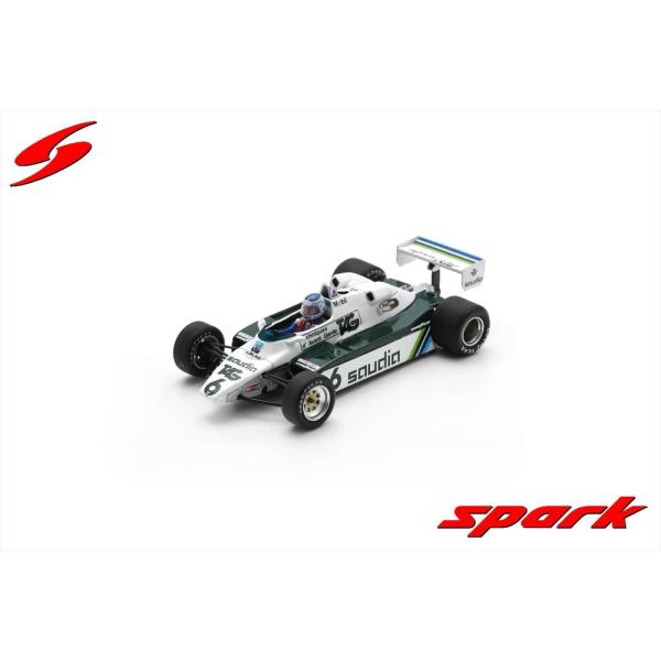 スパーク 1/43 ウィリアムズ FW08 No.6 1982 F1 ドイツGP 3位 K.ロズベル...