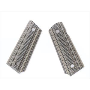 LOKGRIPS 1911フルサイズ用 G10製グリップ Double Diamond チェッカー