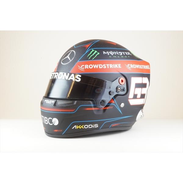 ディーラー別注 1/2 ドライバーズヘルメット AMG ペトロナス 2022 F1 G.ラッセル メ...