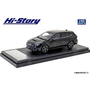 ハイストーリー 1/43 スバル レヴォーグ GT-H 2020 クリスタルブラックシリカ 完成品ミニカー HS330BK｜posthobbyshop