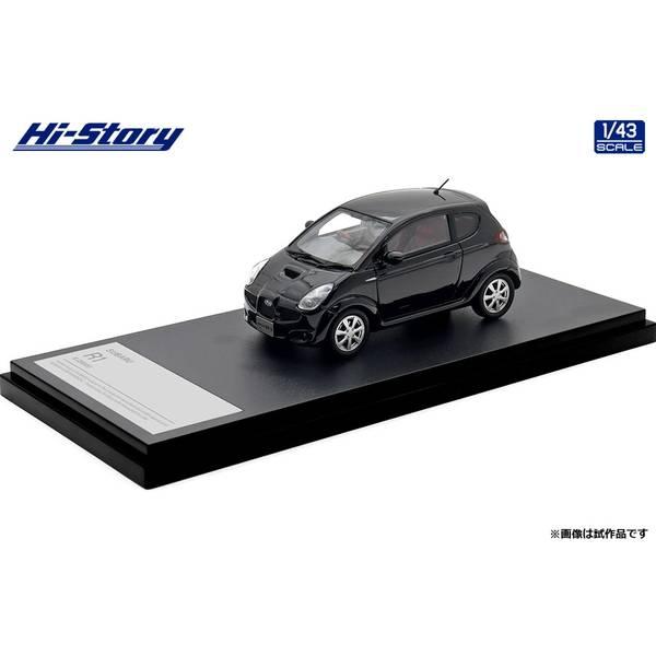 ハイストーリー 1/43 スバル R1 S 2005 オブシディアンブラックパール 完成品ミニカー ...